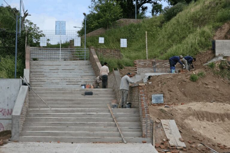 San Lorenzo recupera el Paseo de la Libertad con obras en la barranca del Campo de la Gloria