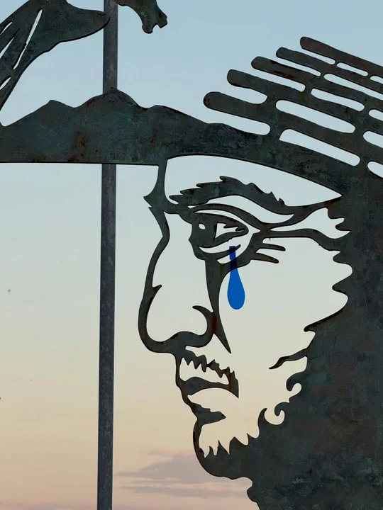 San Martín, después del acto de San Lorenzo San Martín, después del acto de San Lorenzo