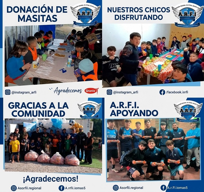 ARFI recibió una donación de alimentos Granix para fortalecer las meriendas de los niños y niñas ARFI recibió una donación de alimentos Granix para fortalecer las meriendas de los niños y niñas